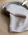 Georg Jensen Linen Napkins, Set of 2