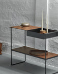 Leather Console Bar Table