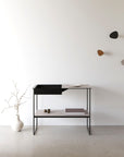 Leather Console Bar Table