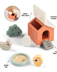 Tiny Farm "Clucky" Chicken Coop Playset