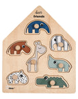 Animal Peg Board Puzzle - Urban Avenue