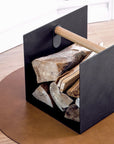 Leather and Oak Container | Urban Avenue