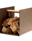 Leather and Oak Container | Urban Avenue