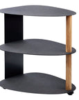 Curve Tall Leather Table | Urban Avenue