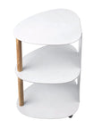 Curve Tall Leather Table | Urban Avenue