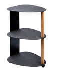 Curve Tall Leather Table | Urban Avenue