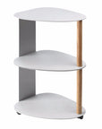 Curve Tall Leather Table | Urban Avenue
