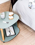 Curve Leather Side Table | Urban Avenue