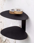 Curve Leather Wall Shelf | Urban Avenue