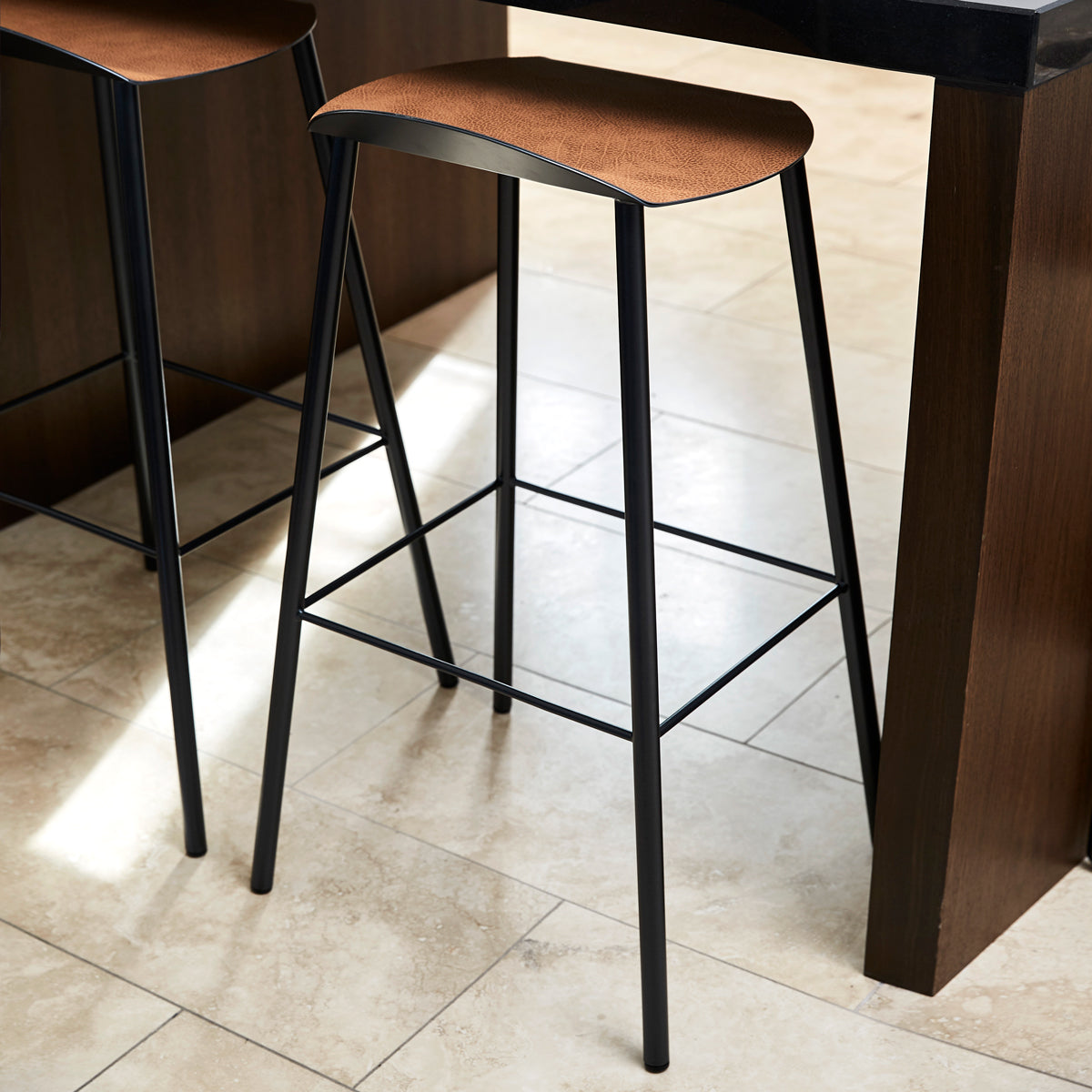 Modern Slim Bar Stools Flamingo Bar Stool By Lind DNA Urban