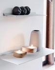 Slim Leather Wall Shelf | Urban Avenue