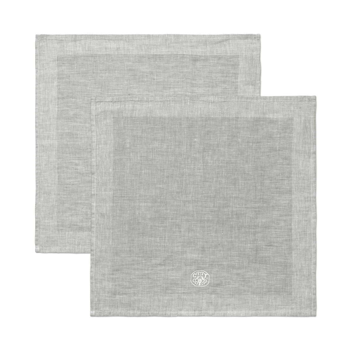 Georg Jensen Linen Napkins, Set of 2