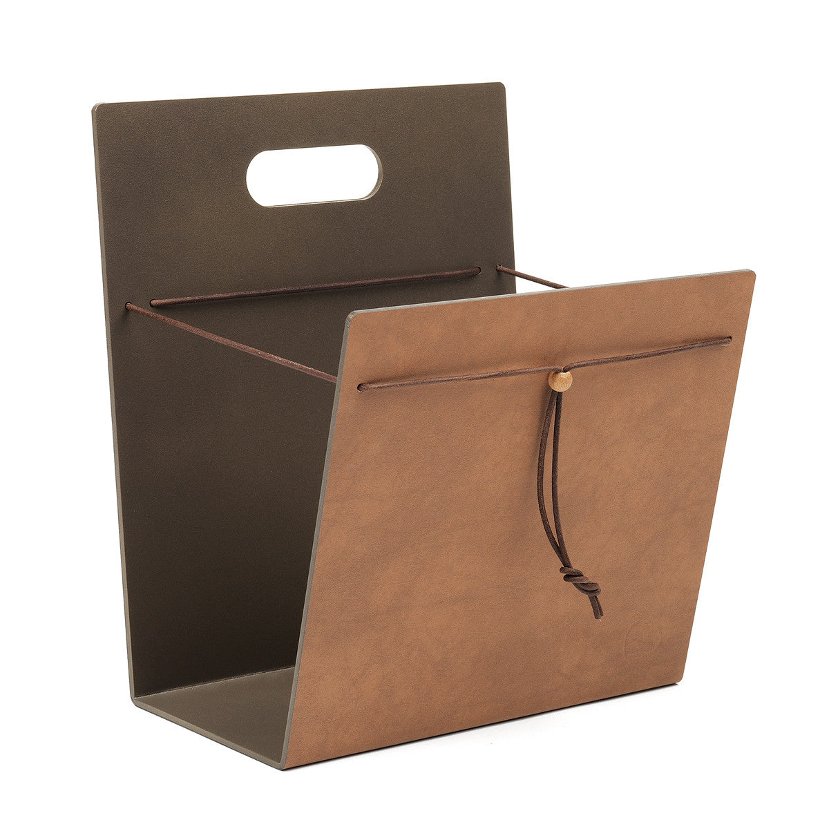 Leather Magazine Holder | Urban Avenue