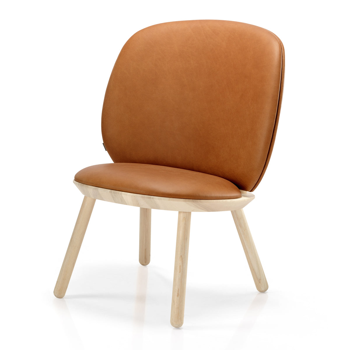 Naïve Lounge Chair in Leather by EMKO | Urban Avenue