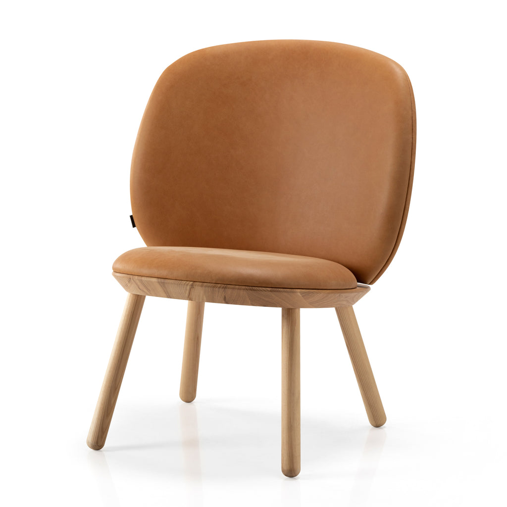 Naïve Lounge Chair in Leather by EMKO | Urban Avenue